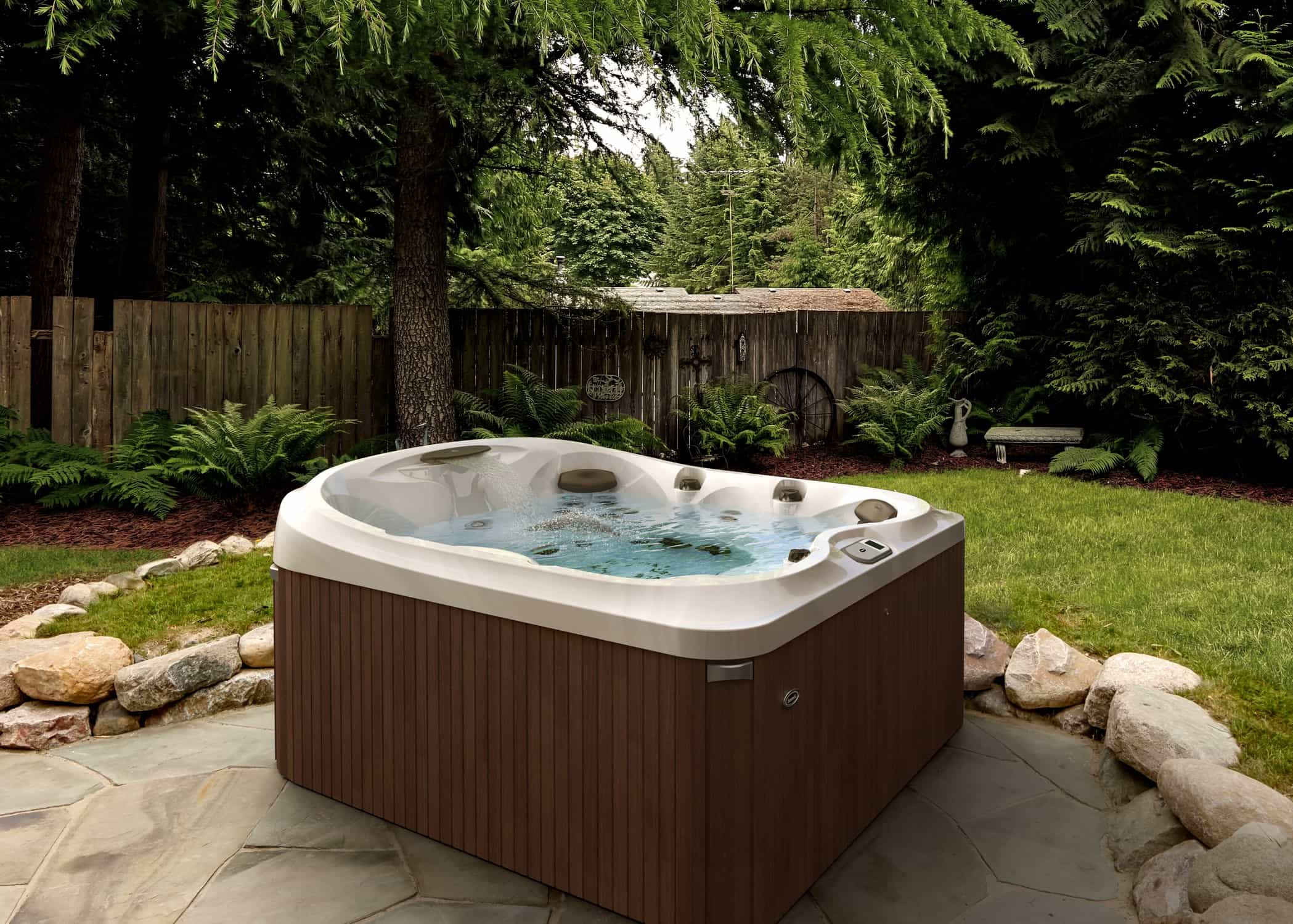 Backyard Hot Tub
 8 Hot Tub Myths and Their Facts Twin City Jacuzzi Blog