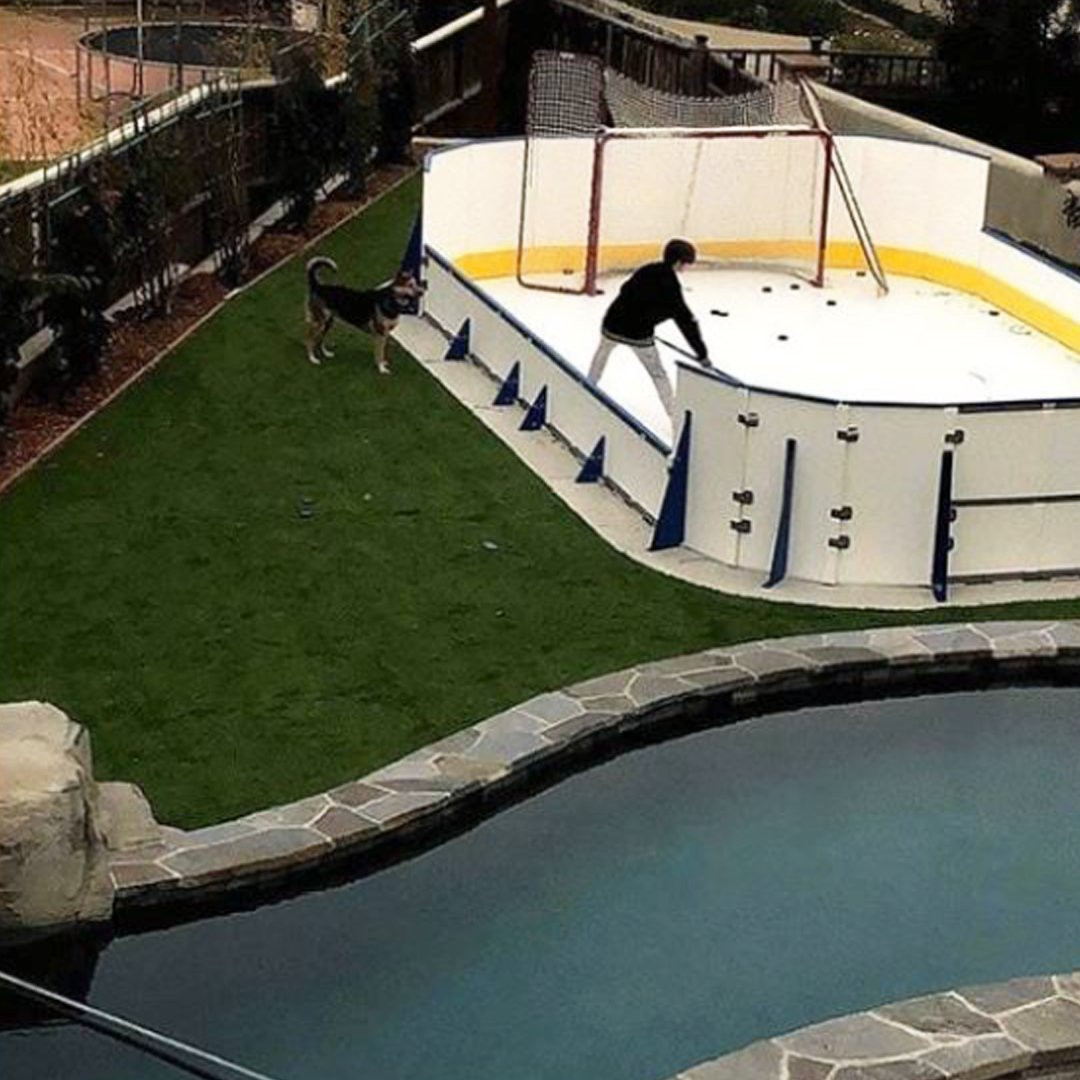 Backyard Ice Rinks
 Synthetic Ice DIY Backyard Ice Rink Project