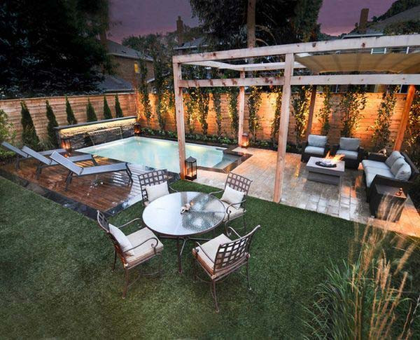 Backyard Ideas For Small Yard
 28 Fabulous Small Backyard Designs with Swimming Pool