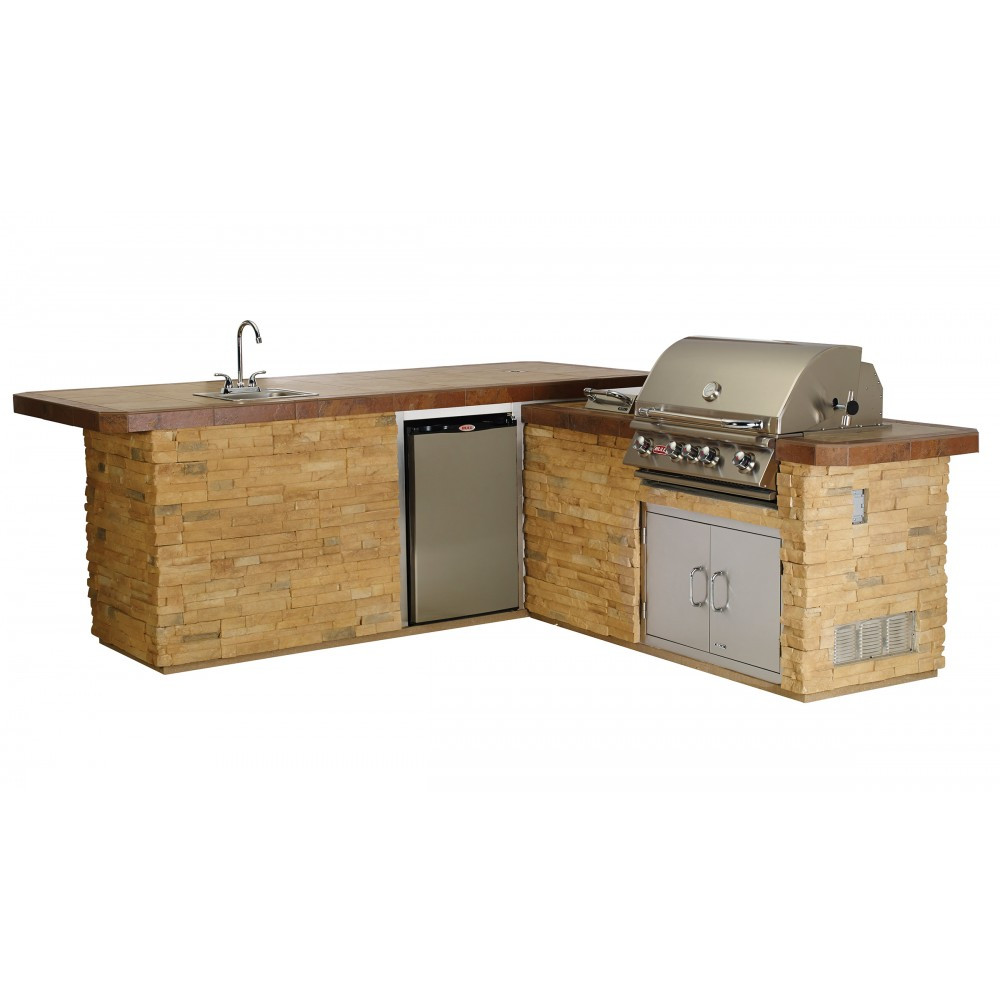 Backyard Kitchen &amp; Tap
 Outdoor Kitchen Sink with Hot & Cold Tap