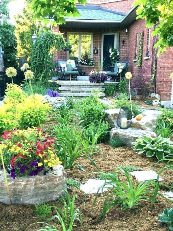 Backyard Landscaping Ideas No Grass
 40 Beautiful Small Front Yard Landscaping Ideas Bored Art