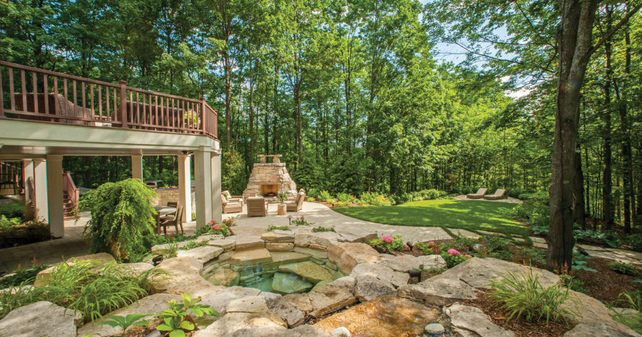 Backyard Landscaping Photo
 Best Backyard Ever See How This Forested Landscape Was