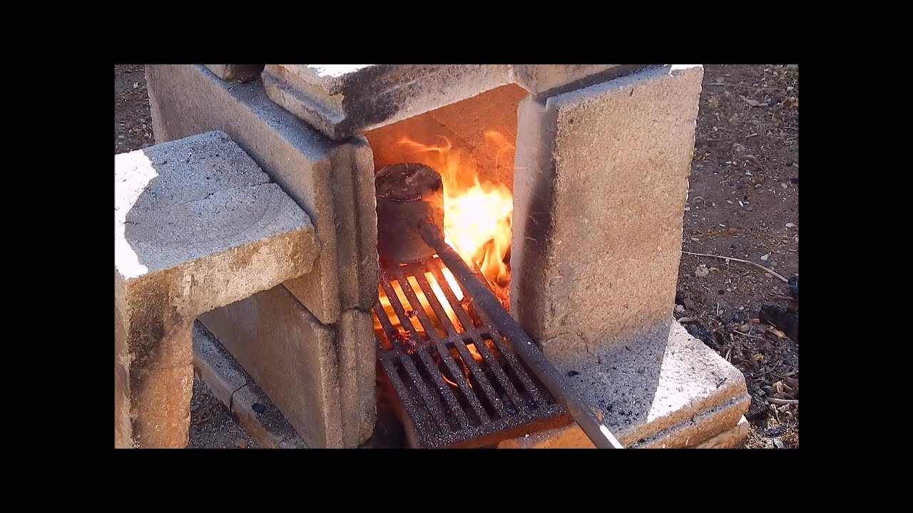 Backyard Metal Casting
 Backyard metal casting with my $20 air blower