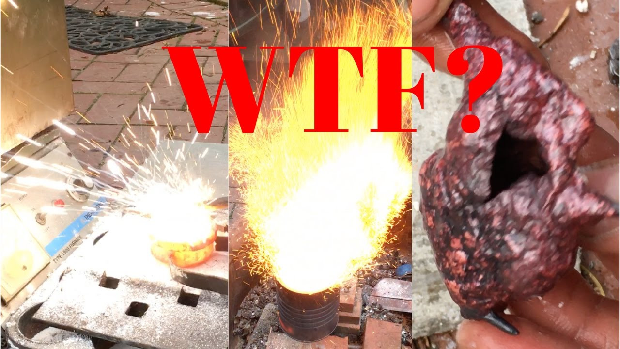 Backyard Metal Casting
 Backyard Metal Casting Gone Wrong