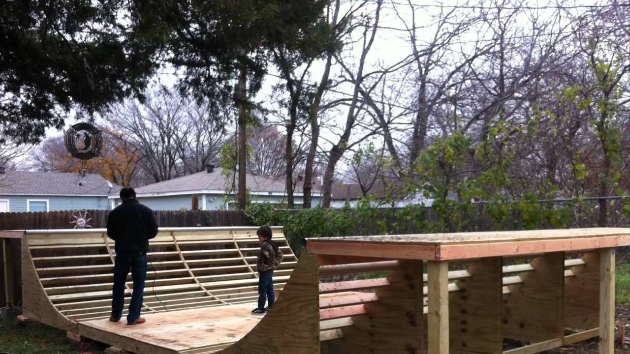 Backyard Mini Ramp
 The Perfect Backyard Mini Ramp Is Finished