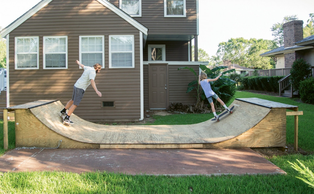 Backyard Mini Ramp
 Myrtle Beach SC Half Pipe Dreams