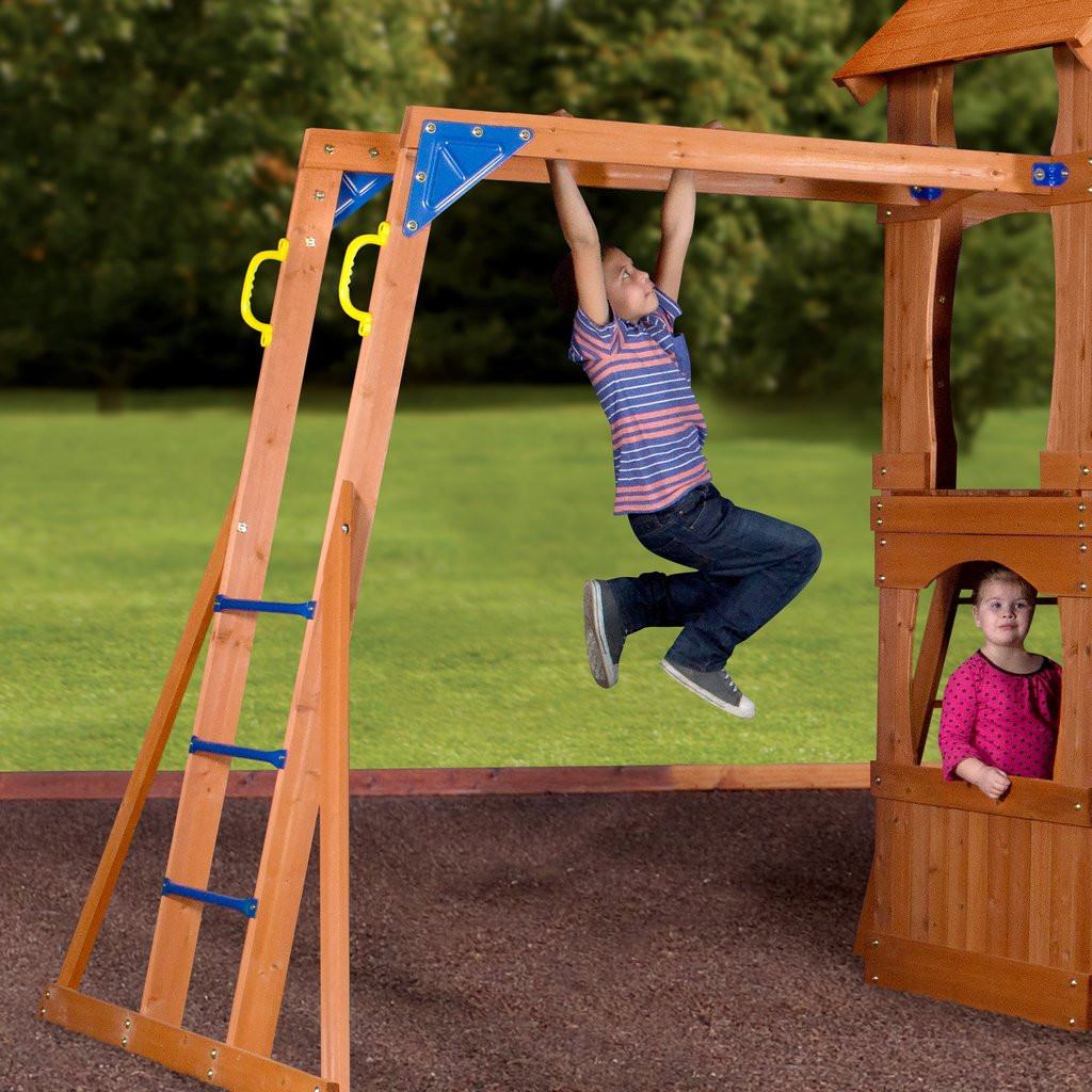 Backyard Monkey Bars
 Parkway Wooden Swing Set Playsets