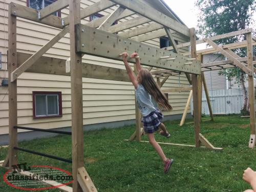 Backyard Monkey Bars
 Just in Time for Summer Backyard Monkey Bars Swings or