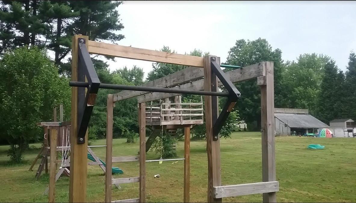 Backyard Monkey Bars
 How To Build Monkey Bars My $100 Backyard Design Action