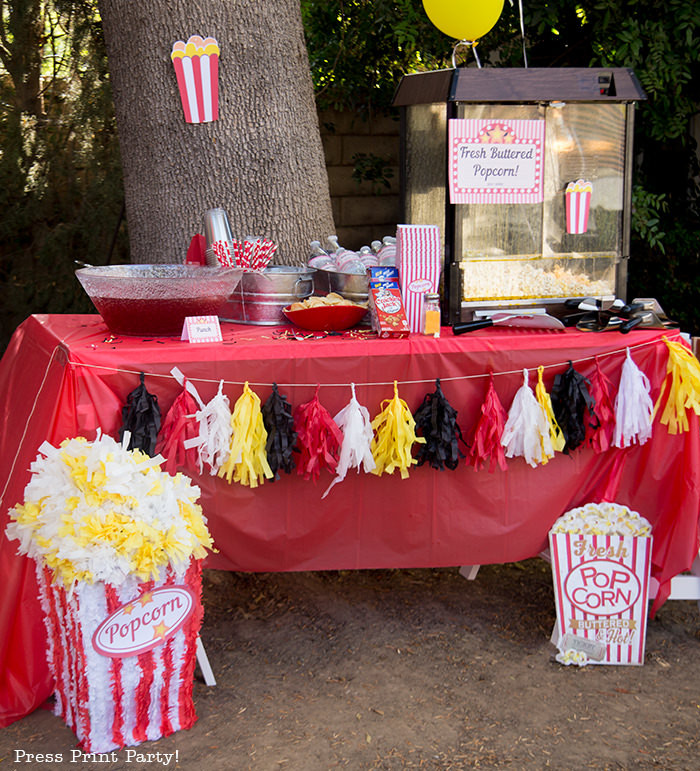 Backyard Movie Night Party Ideas
 Perfect Backyard Movie Night Birthday Ideas Press Print