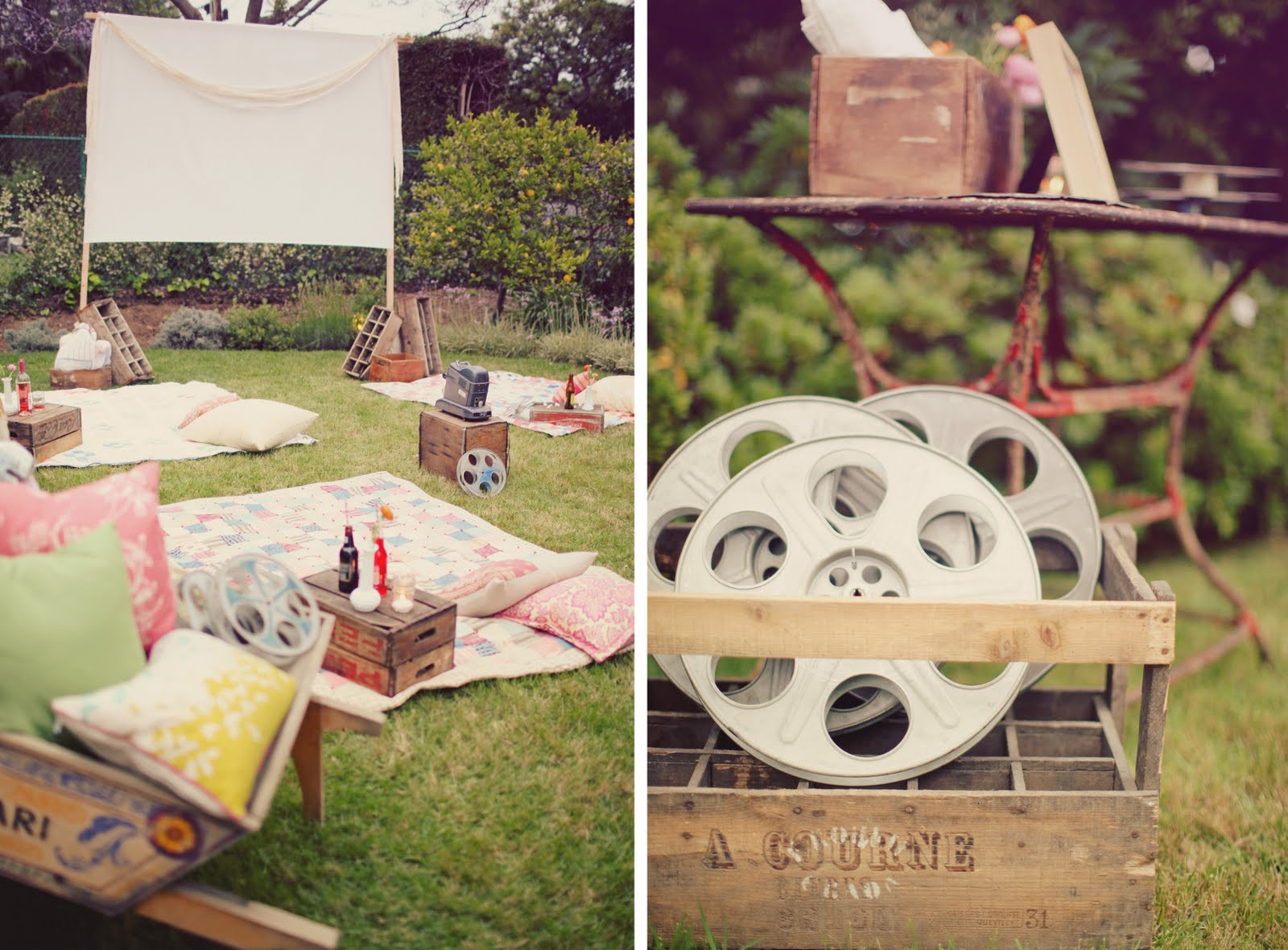 Backyard Movie Night Party Ideas
 Entertaining Hollywood Style A Backyard Movie Screening