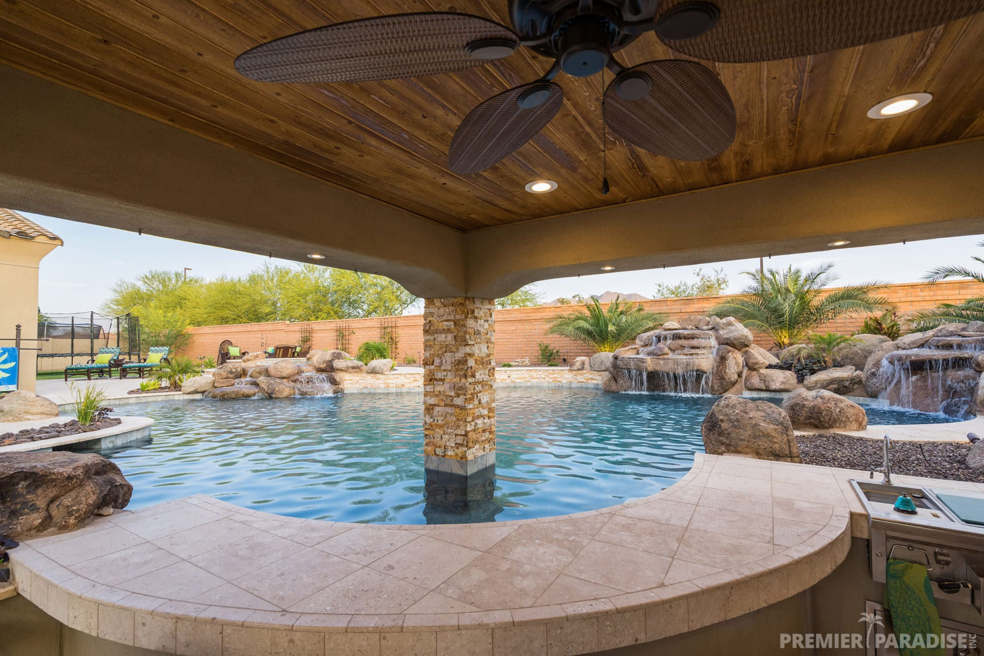 Backyard Paradise Pool
 Backyard Boulder Living Gilbert Paradise