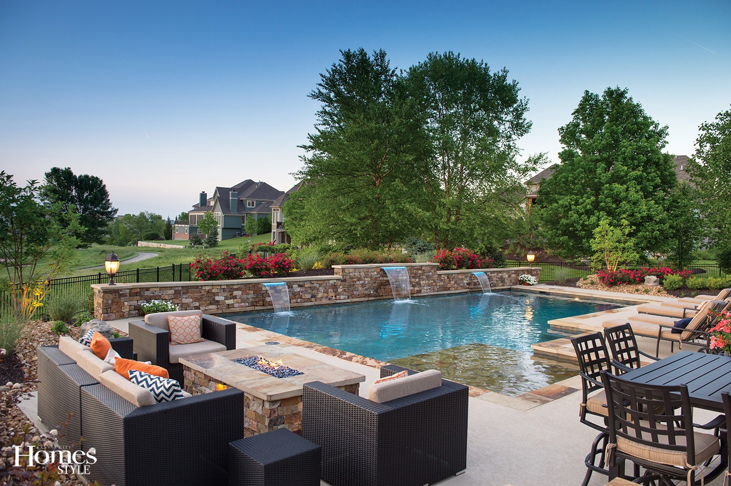 Backyard Paradise Pool
 Relax Your Worries Away Kansas City Homes & Style