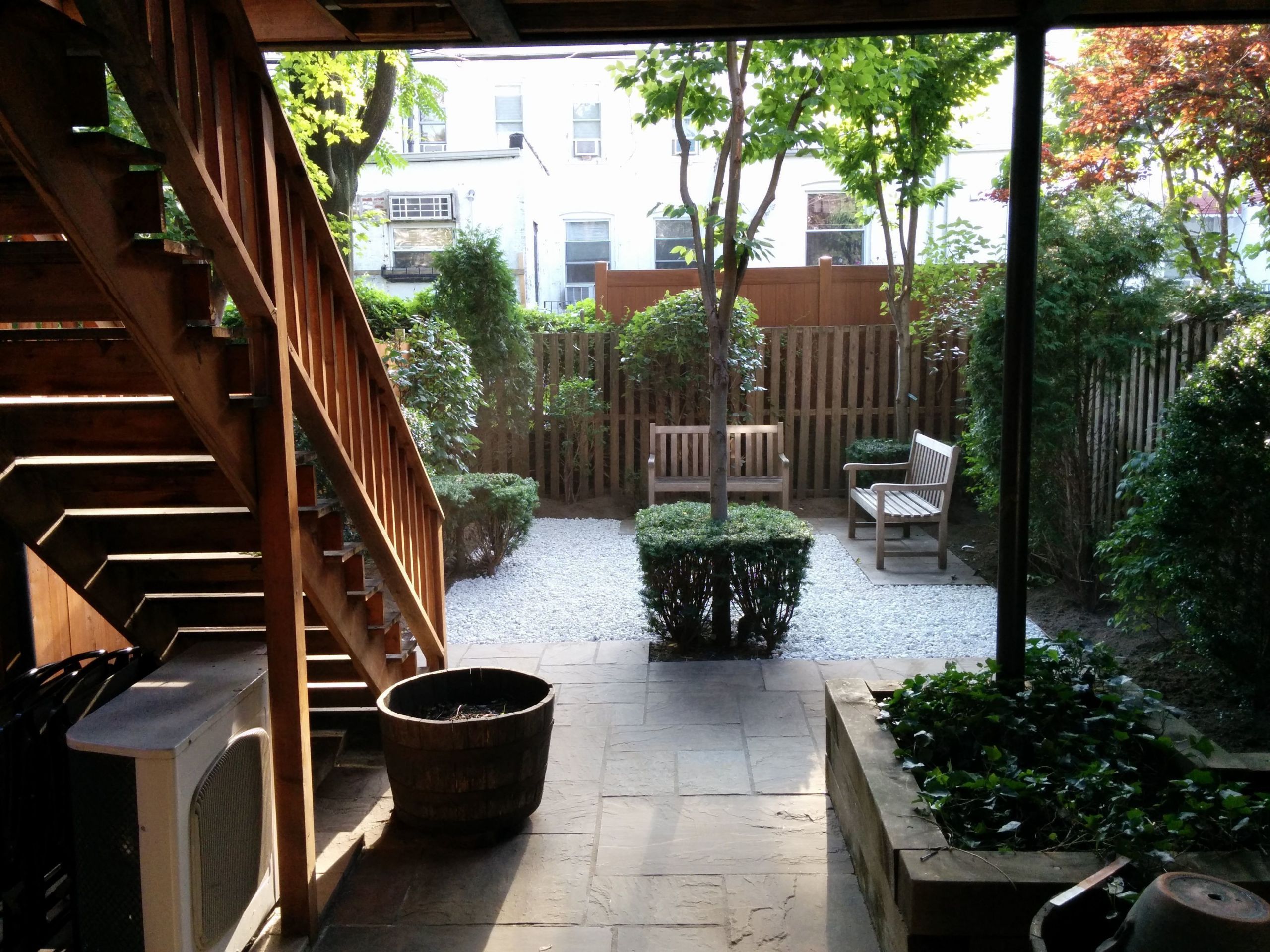 Backyard Park Slope
 Apartment Brownstone Patio Backyard Classy Br W Garden