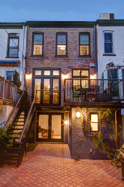 Backyard Park Slope
 Park Slope Brownstone Traditional Exterior new york