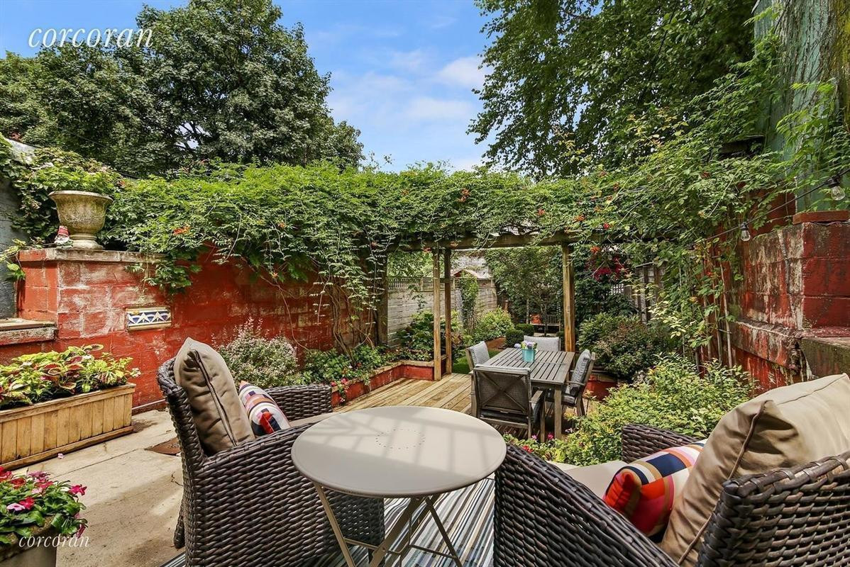 Backyard Park Slope
 $2 1M Park Slope townhouse has a backyard paradise and