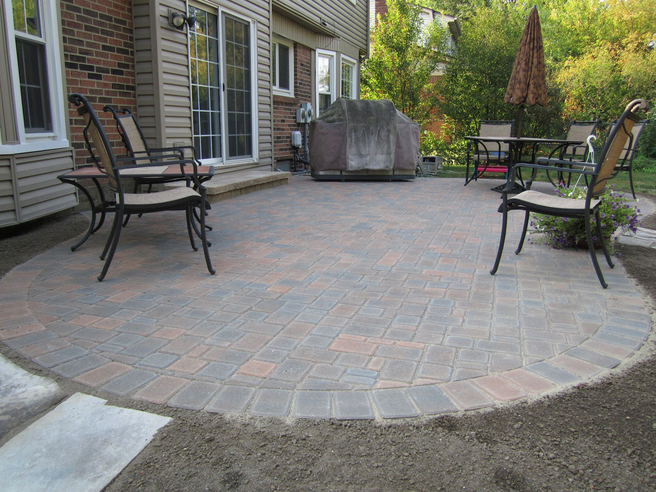 Backyard Patio Paver Design Ideas
 Paver Patio Ideas for Enchanting Backyard Amaza Design