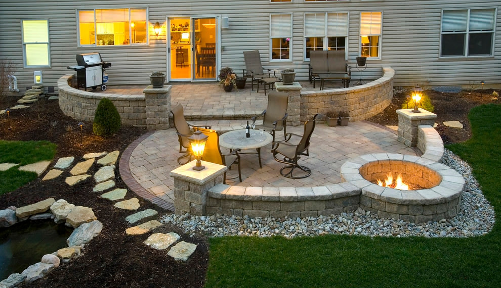 Backyard Patio Paver Design Ideas
 24 Paver Patio Designs Garden Designs