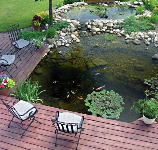 Backyard Ponds Ideas
 67 Cool Backyard Pond Design Ideas DigsDigs