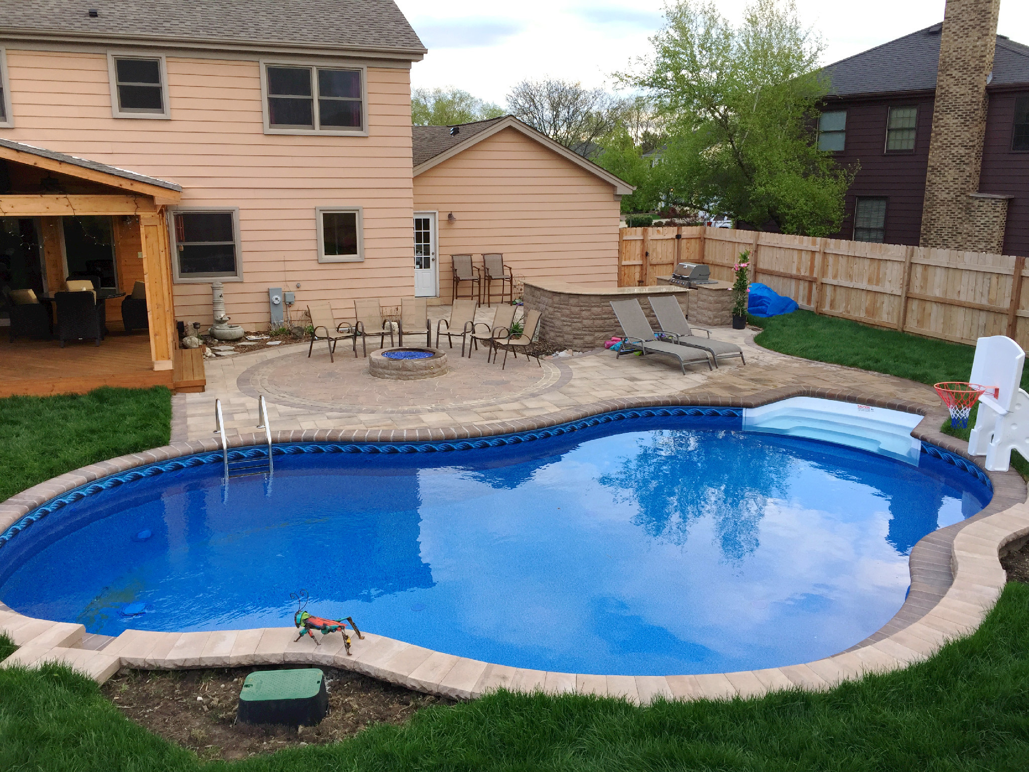 Backyard Pool Costs
 How Much Does a Chicagoland Pool Deck Cost