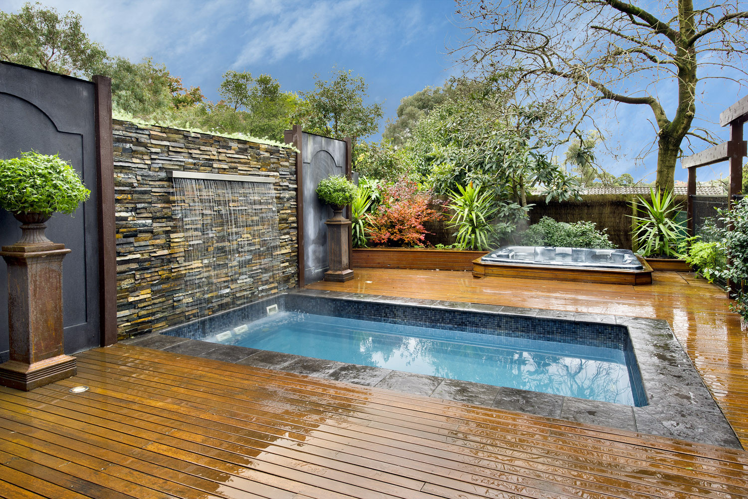 Backyard Pools And Spas
 Decks For Swim Spas