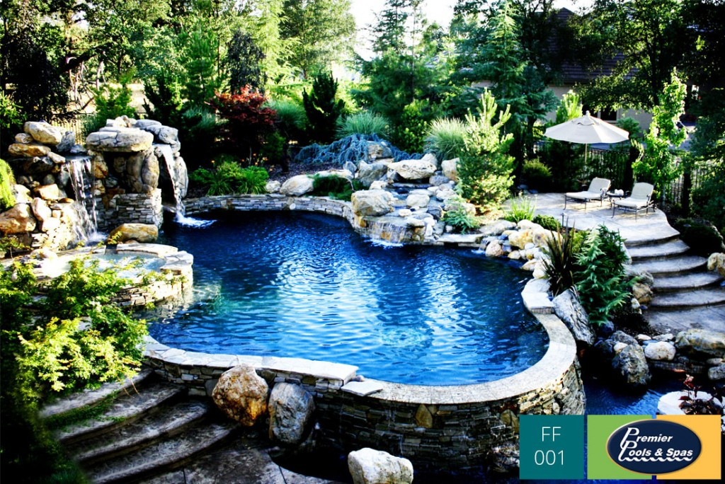 Backyard Pools And Spas
 Freeform Swimming Pools