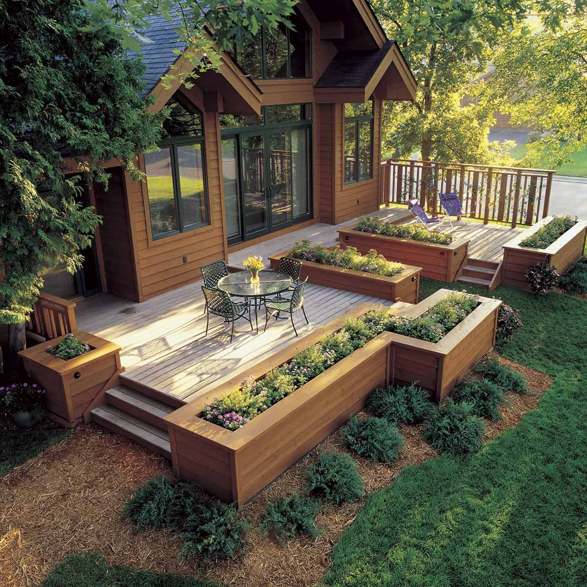 Backyard Raised Garden
 16 Gorgeous Deck and Patio Ideas You Can DIY