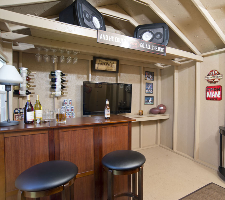 Backyard Shed Man Cave
 Man Caves Sheds Epic Designs & Ideas