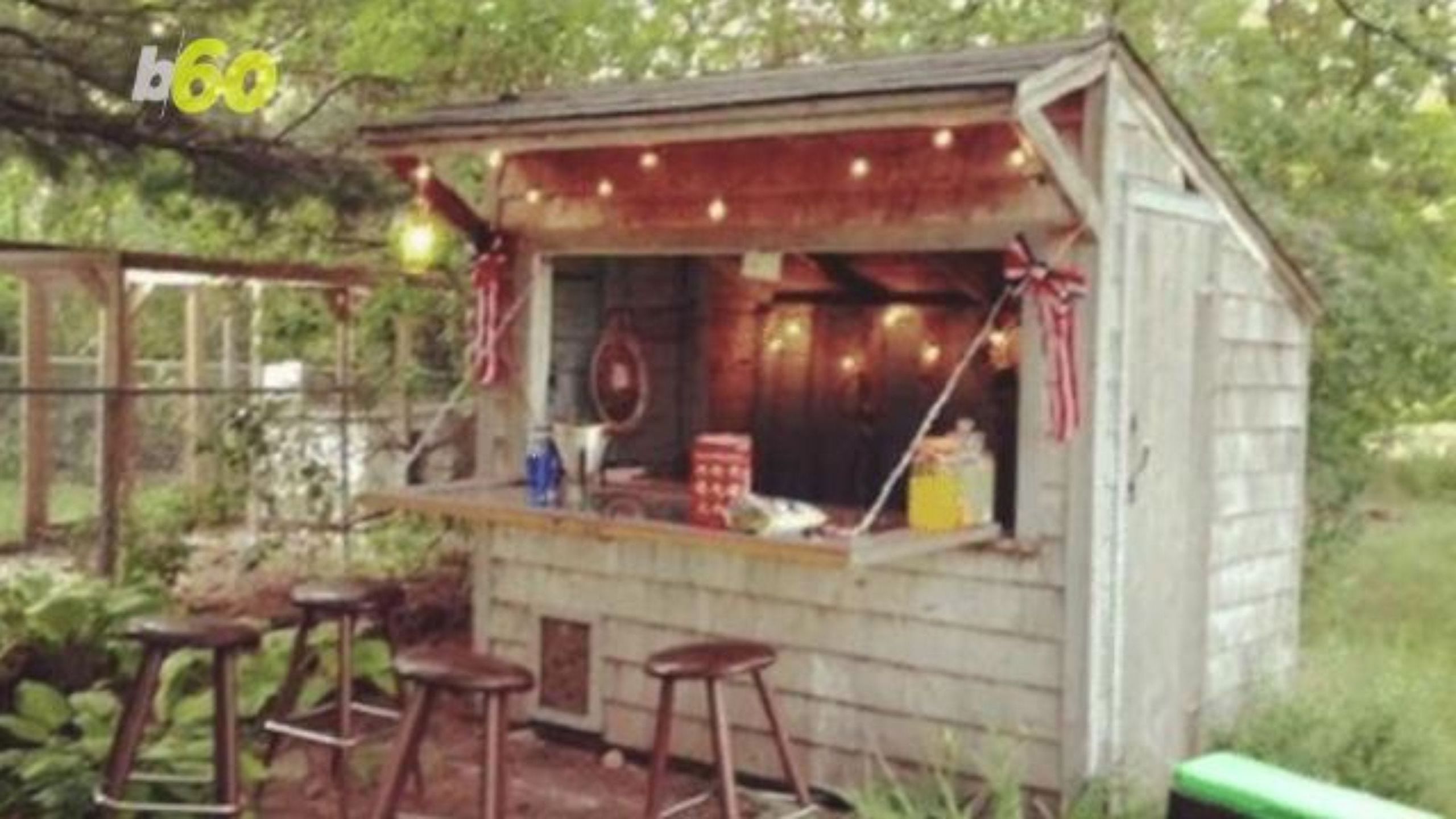 Backyard Shed Man Cave
 For the man cave backyard bar sheds are the way to go