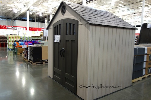Backyard Sheds Costco
 Costco Lifetime 8 x 6 5 Resin Outdoor Storage Shed