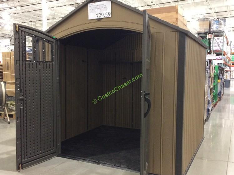 Backyard Sheds Costco
 Lifetime Products 8′ x 7 5′ Resin Outdoor Storage Shed