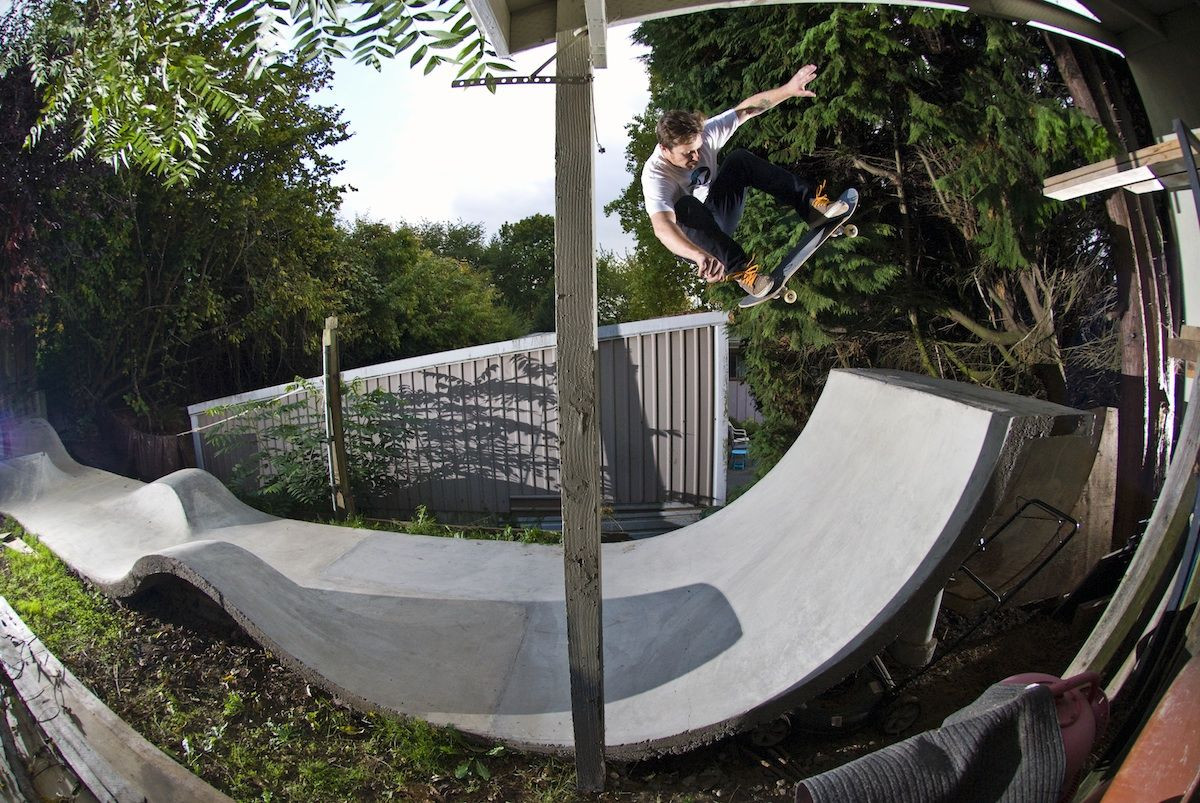 Backyard Skate Ramps
 Back yard skatepark