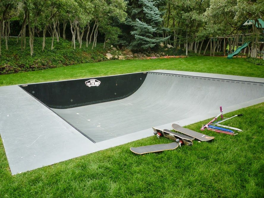 Backyard Skate Ramps
 Pretty creative design surely they must have put in a rain