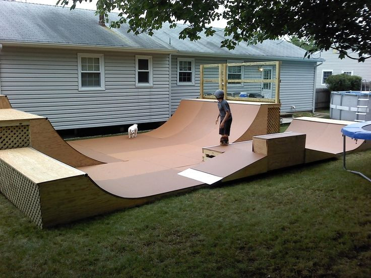 Backyard Skate Ramps
 Everyone needs a mini ramp in the backyard