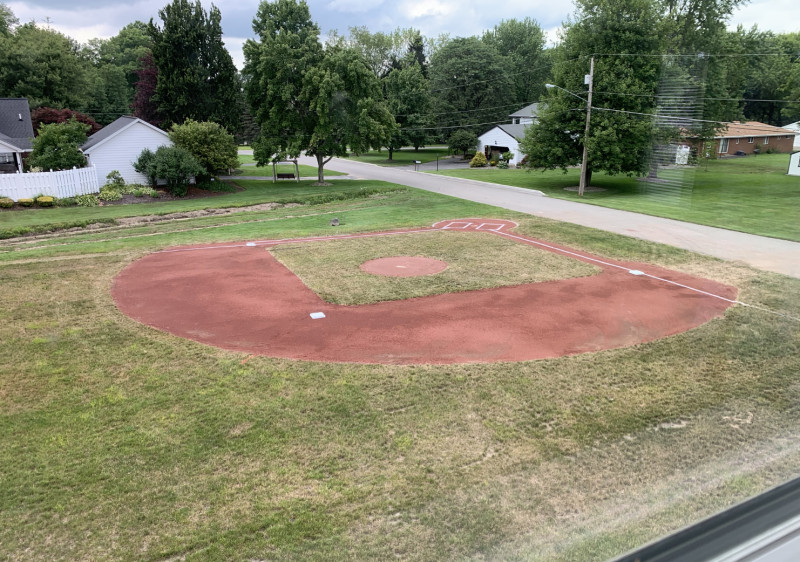 Backyard Sports Baseball
 Dad spends $30K on backyard baseball field for 5 year old son