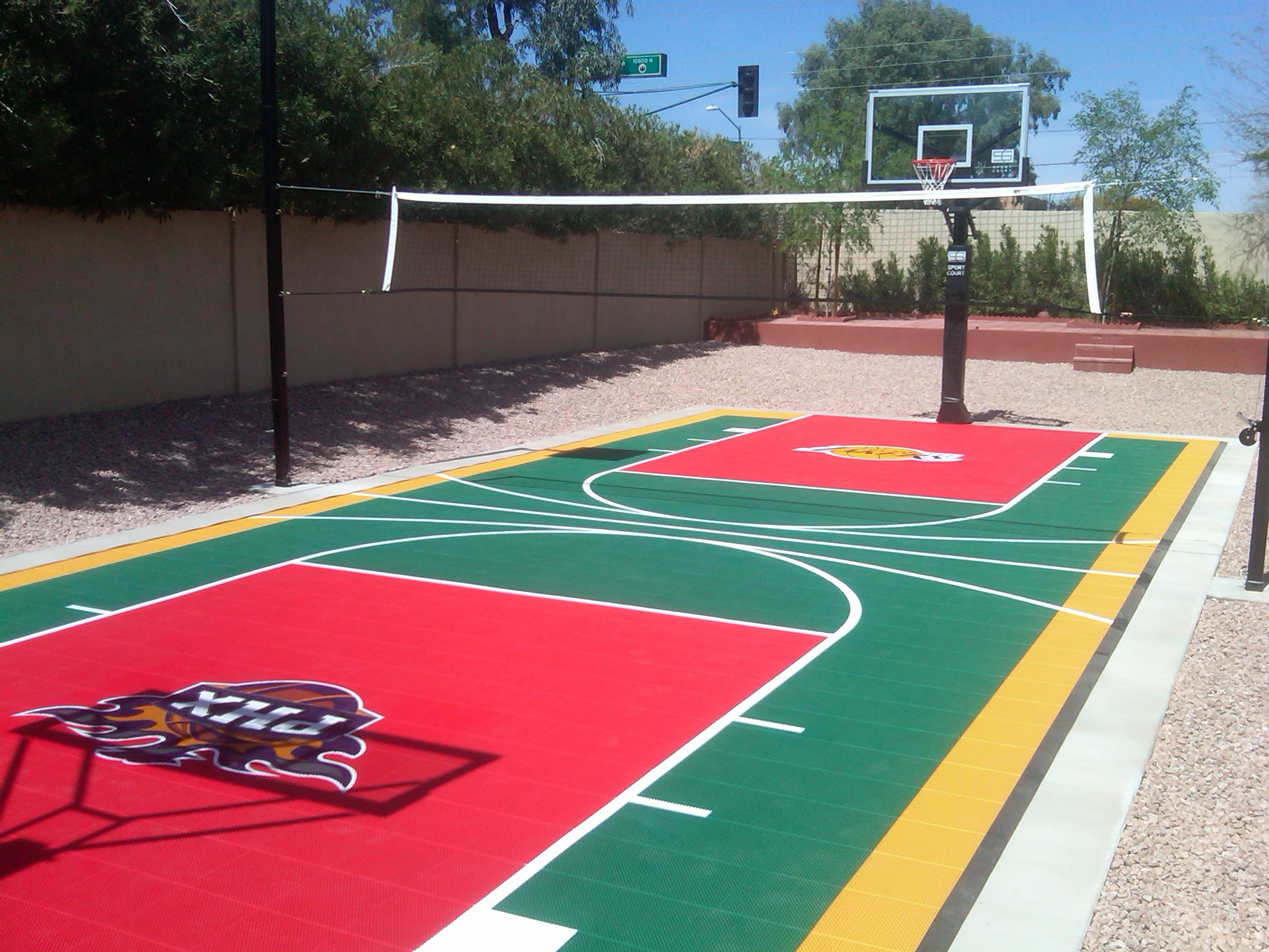 Backyard Sports Court
 Sports Entertaining in your Arizona Landscape Design