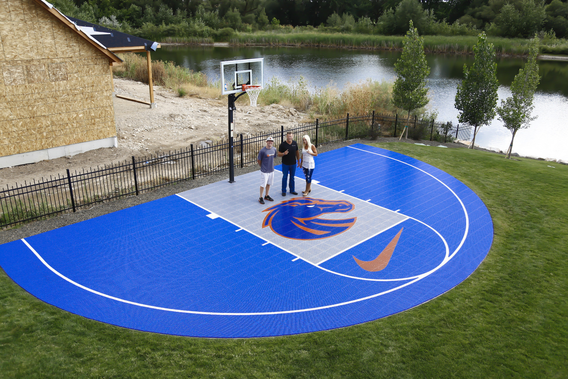 Backyard Sports Court
 Bryan Harsin s Backyard Court