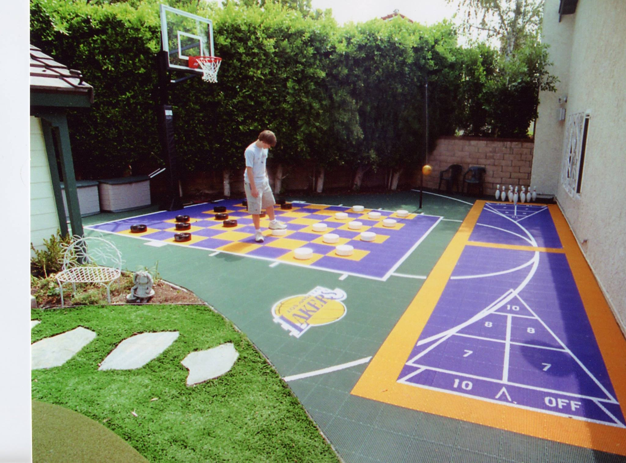 Backyard Sports Court
 10 Summer Backyard Court Activities from Sport Court