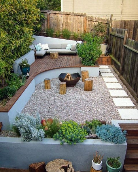 Backyard Stone Patio
 Top 70 Best Stepping Stone Ideas Hardscape Pathway Designs