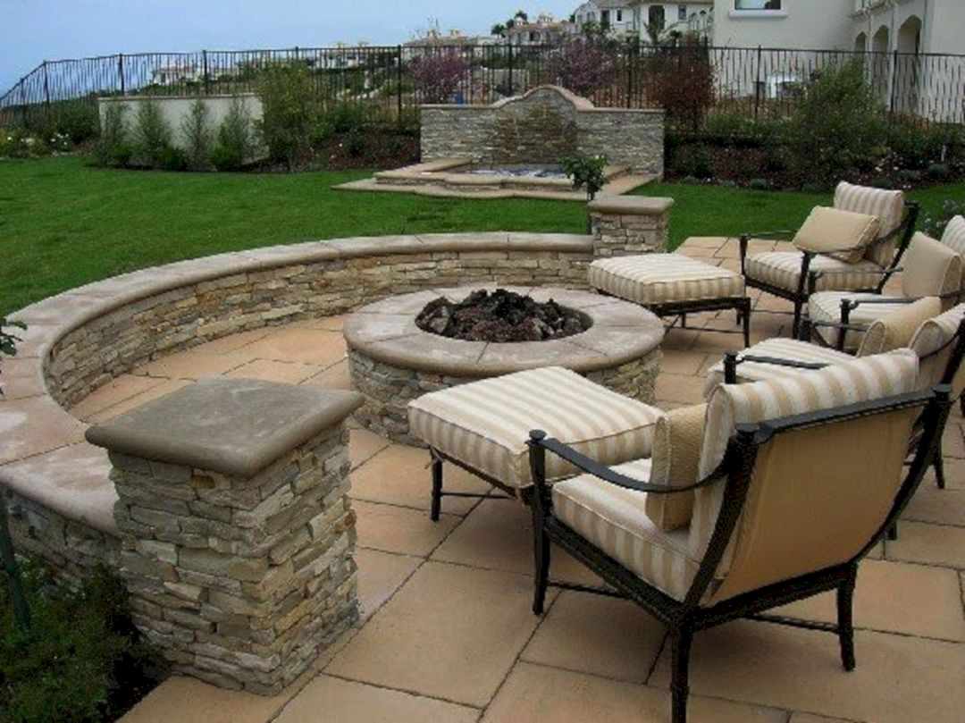 Backyard Stone Patio
 Backyard Stone Patio Design Ideas Backyard Stone Patio