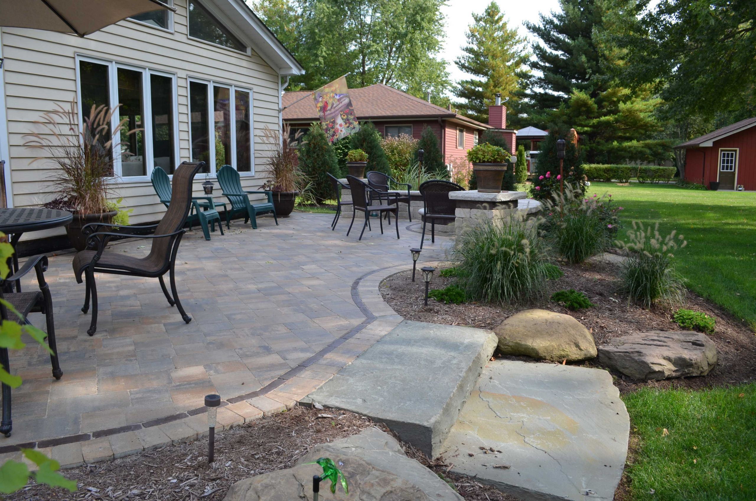 Backyard Stone Patio
 4 Reasons to Replace Wood Deck with Paver Patio