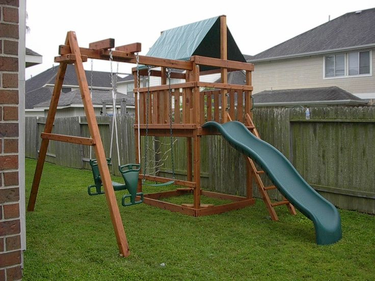 Backyard Swingset Plans
 How to Build DIY Wood Fort and Swing Set Plans From Jack s