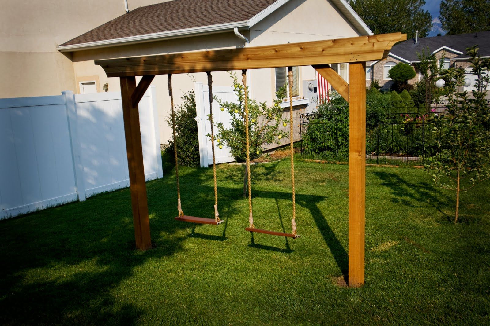 Backyard Swingset Plans
 pergola swing set plans