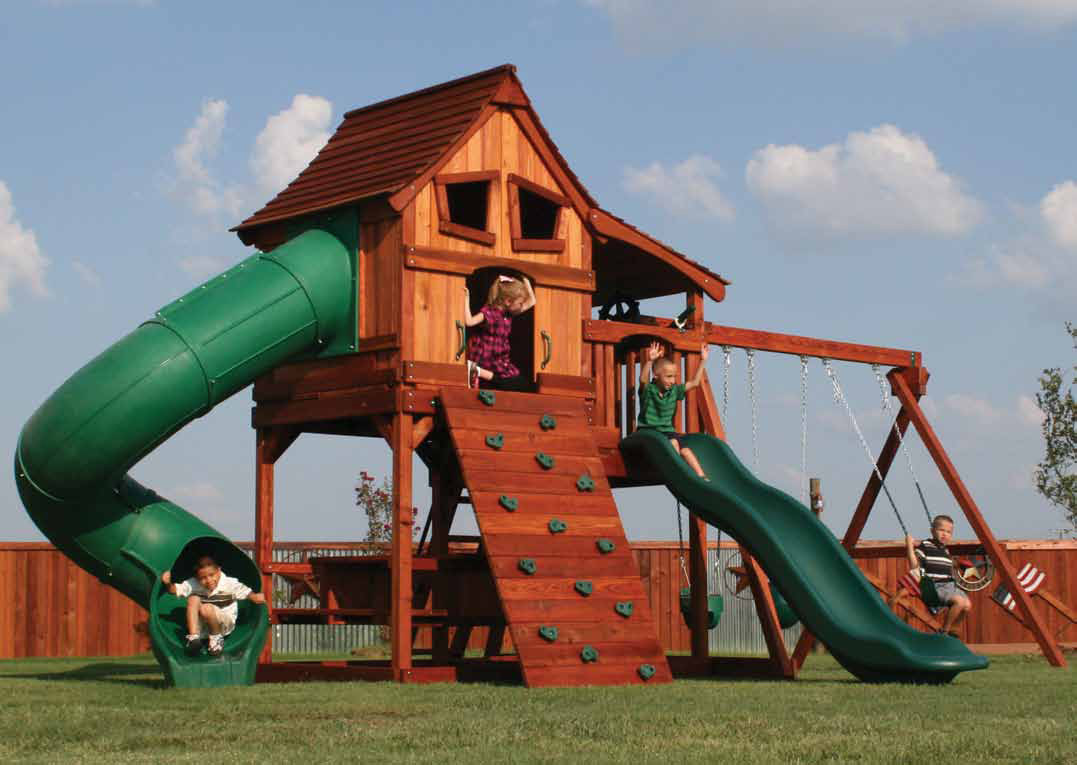 Backyard Swingset Plans
 Wooden Swing Sets & Playsets Backyard Dreams