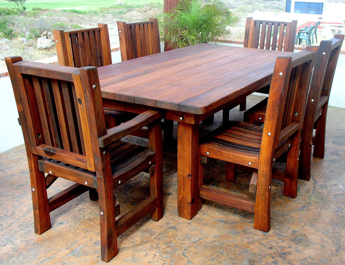 Backyard Table And Chairs
 San Francisco Patio Tables Built to Last Decades