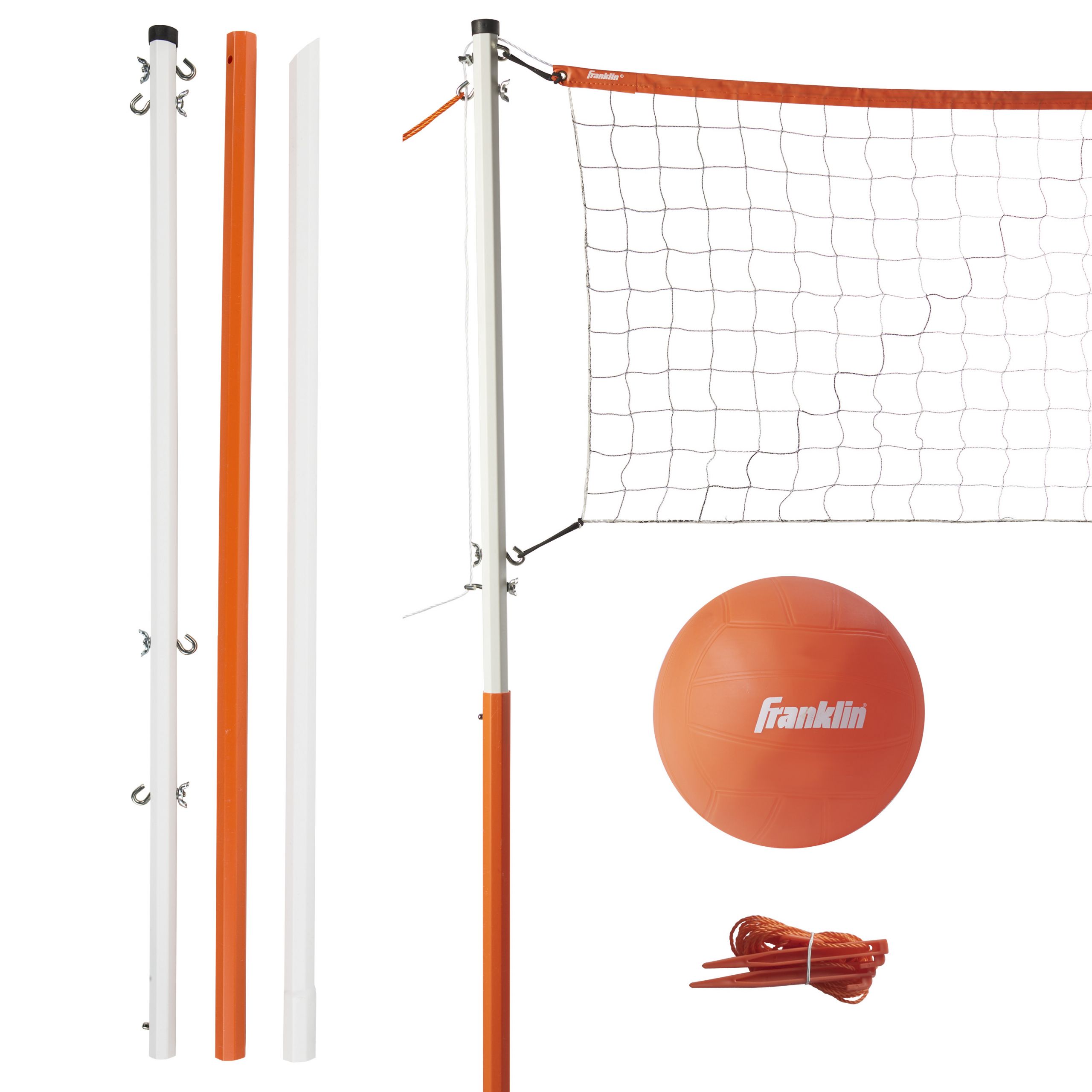 Backyard Volleyball Set
 Franklin Sports Volleyball Net Starter Set Includes PVC