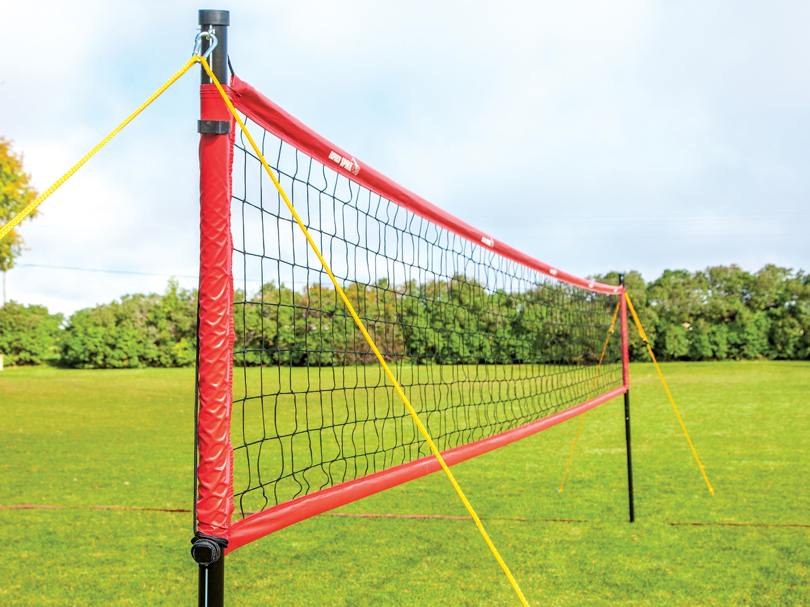 Backyard Volleyball Set
 SpikePro Outdoor Volleyball Net System Gopher Sport