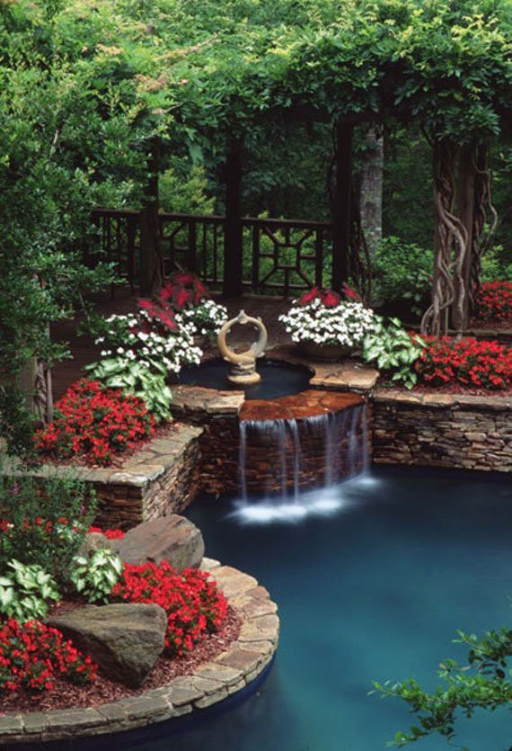 Backyard Water Garden
 30 Beautiful Backyard Ponds And Water Garden Ideas