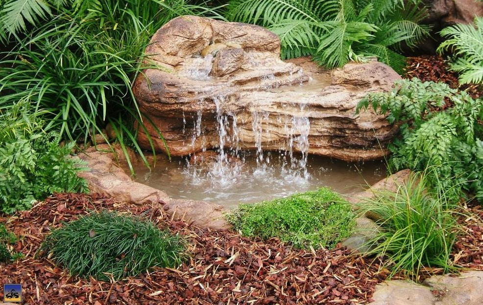 Backyard Waterfalls And Ponds Kits
 Medium Backyard Garden Pond Waterfall Kits & Artificial Rocks