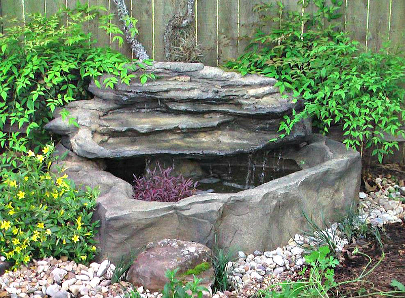 Backyard Waterfalls And Ponds Kits
 Patio Deck Garden Pond Waterfall Kits & Backyard Fountains